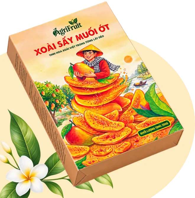 Soft Dried Mango with Chili Salt